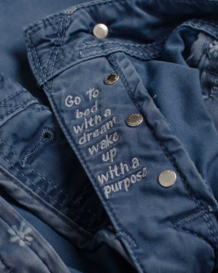 Hombres | Pantalones | Jacob Cohën | 622 Slim 5-Pocket Trousers Blue