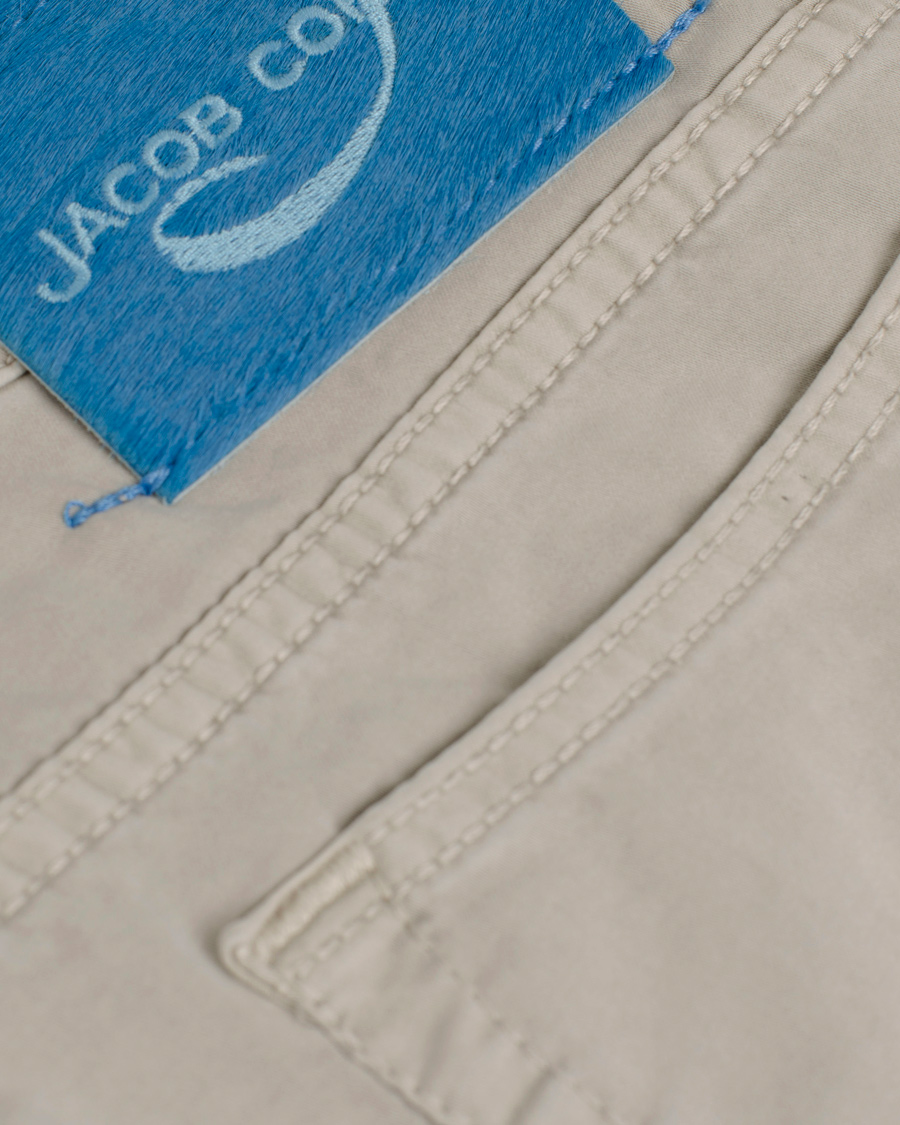 Hombres | Pantalones | Jacob Cohën | 622 Slim 5-Pocket Trousers Pearl Grey