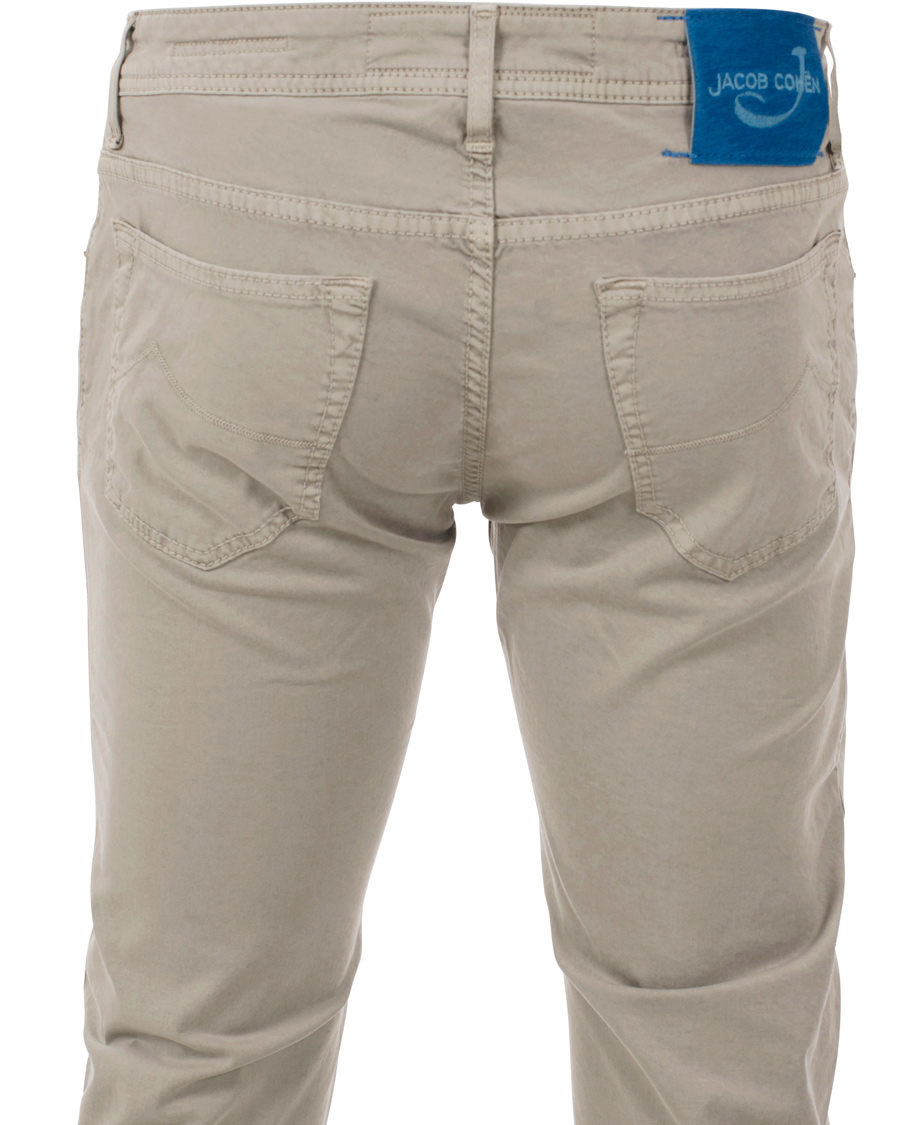 Hombres | Pantalones | Jacob Cohën | 622 Slim 5-Pocket Trousers Pearl Grey