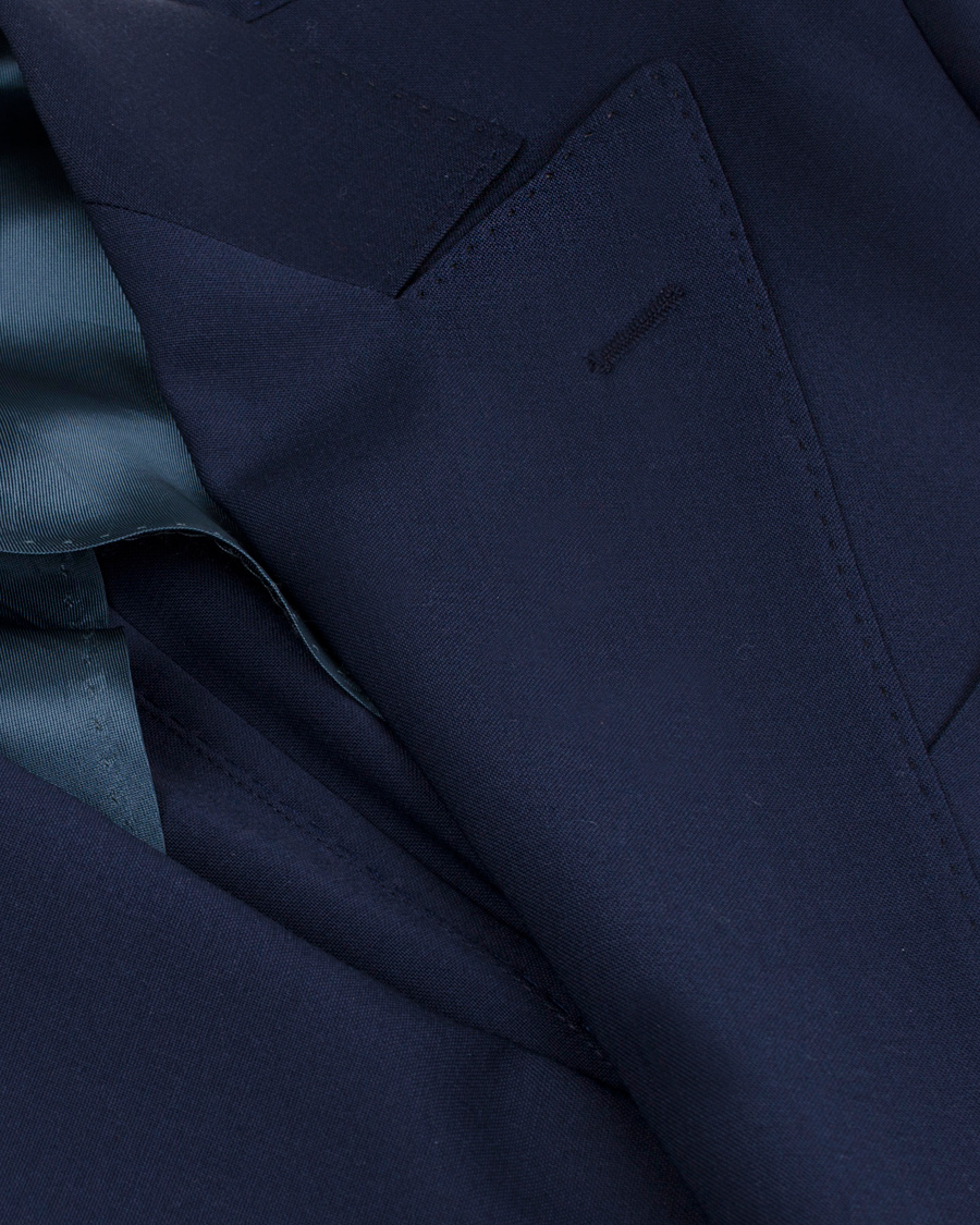 Hombres | Blazers | Oscar Jacobson | Erik Double Breasted Blazer Napoli Blue