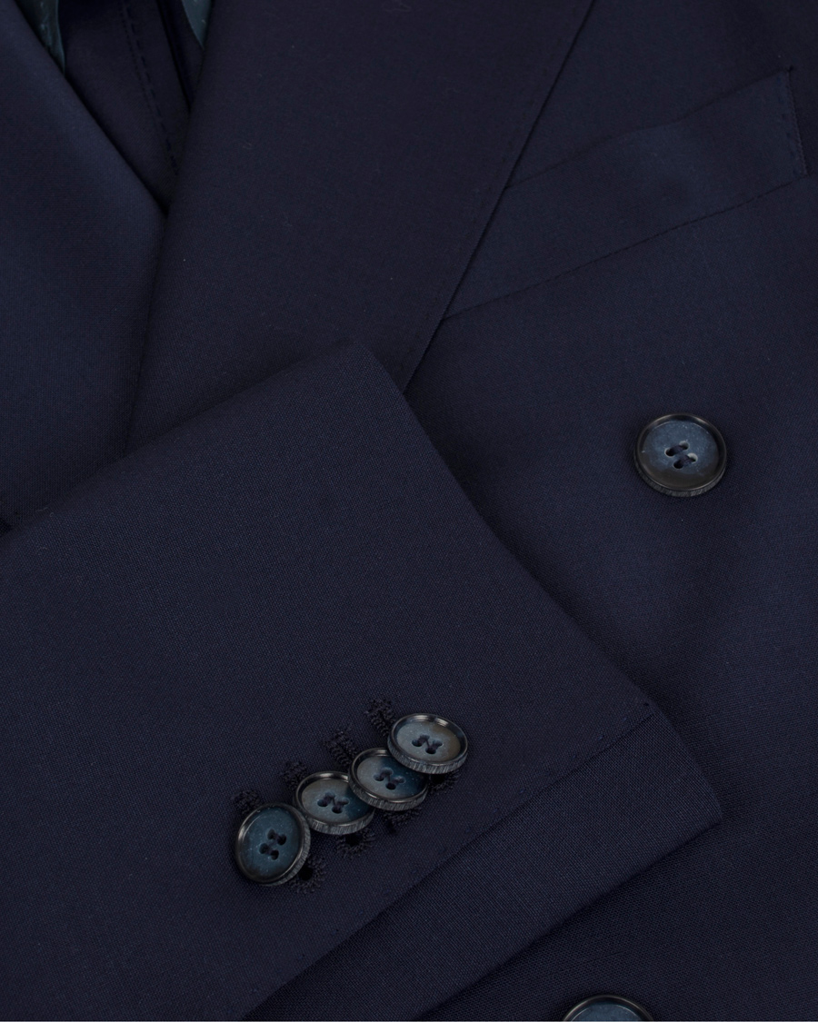 Hombres | Blazers | Oscar Jacobson | Erik Double Breasted Blazer Napoli Blue