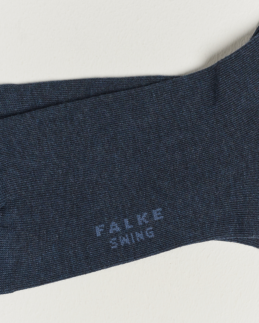 Hombres | Ropa interior y calcetines | Falke | Swing 2-Pack Socks Blue Melange