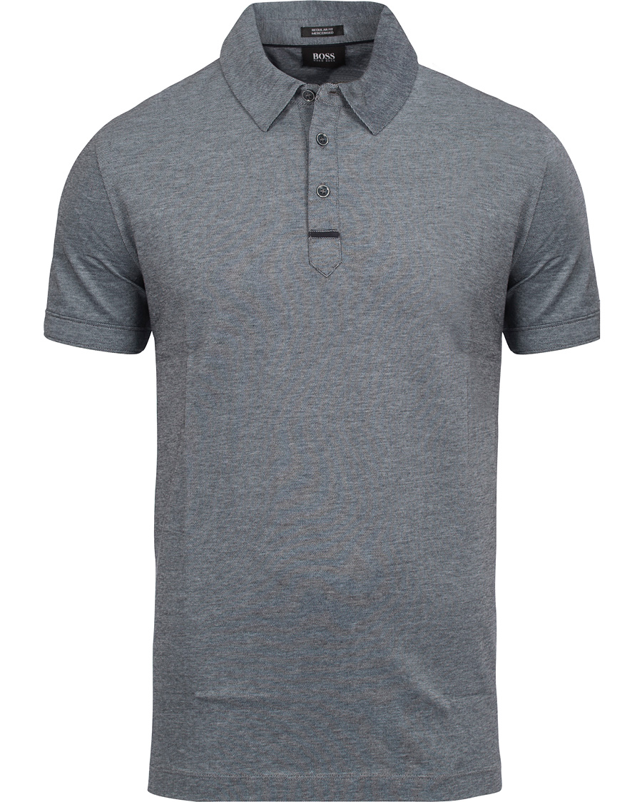 Hombres | Polos | BOSS BLACK | BOSS Rapino 24 Piké Dark Blue