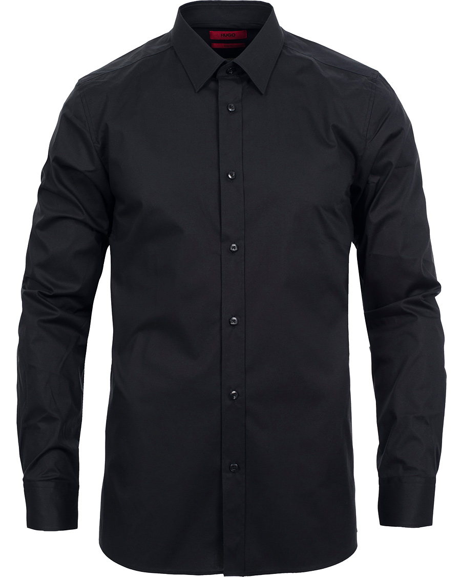 Hombres | Camisas | HUGO | Elisha Slim Fit Shirt Black