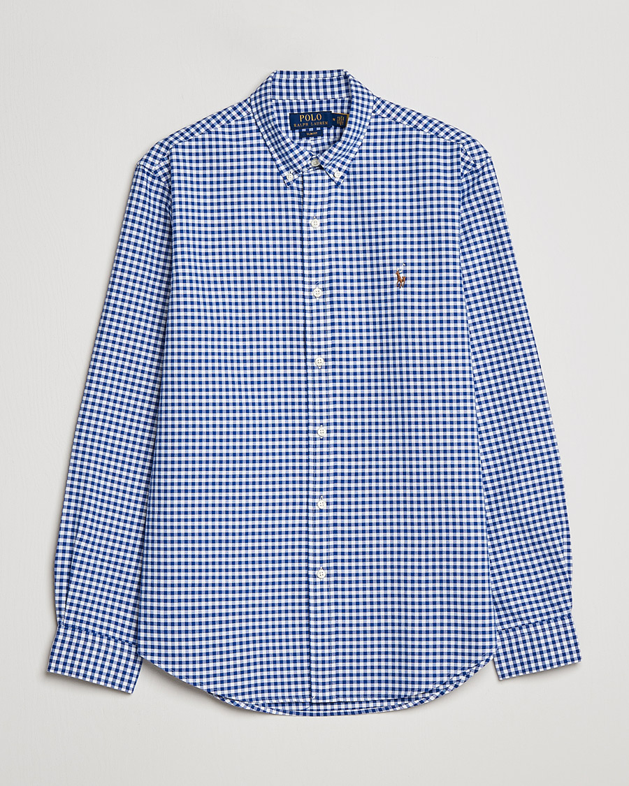 Hombres | Camisas | Polo Ralph Lauren | Slim Fit Shirt Oxford Blue/White Gingham
