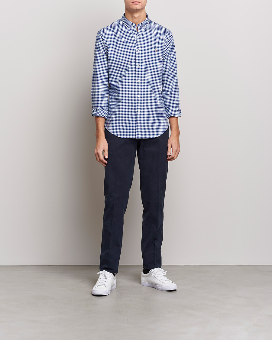 Hombres | Camisas | Polo Ralph Lauren | Slim Fit Shirt Oxford Blue/White Gingham