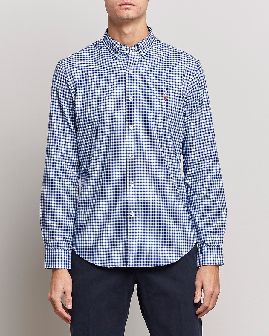 Hombres | Camisas | Polo Ralph Lauren | Slim Fit Shirt Oxford Blue/White Gingham