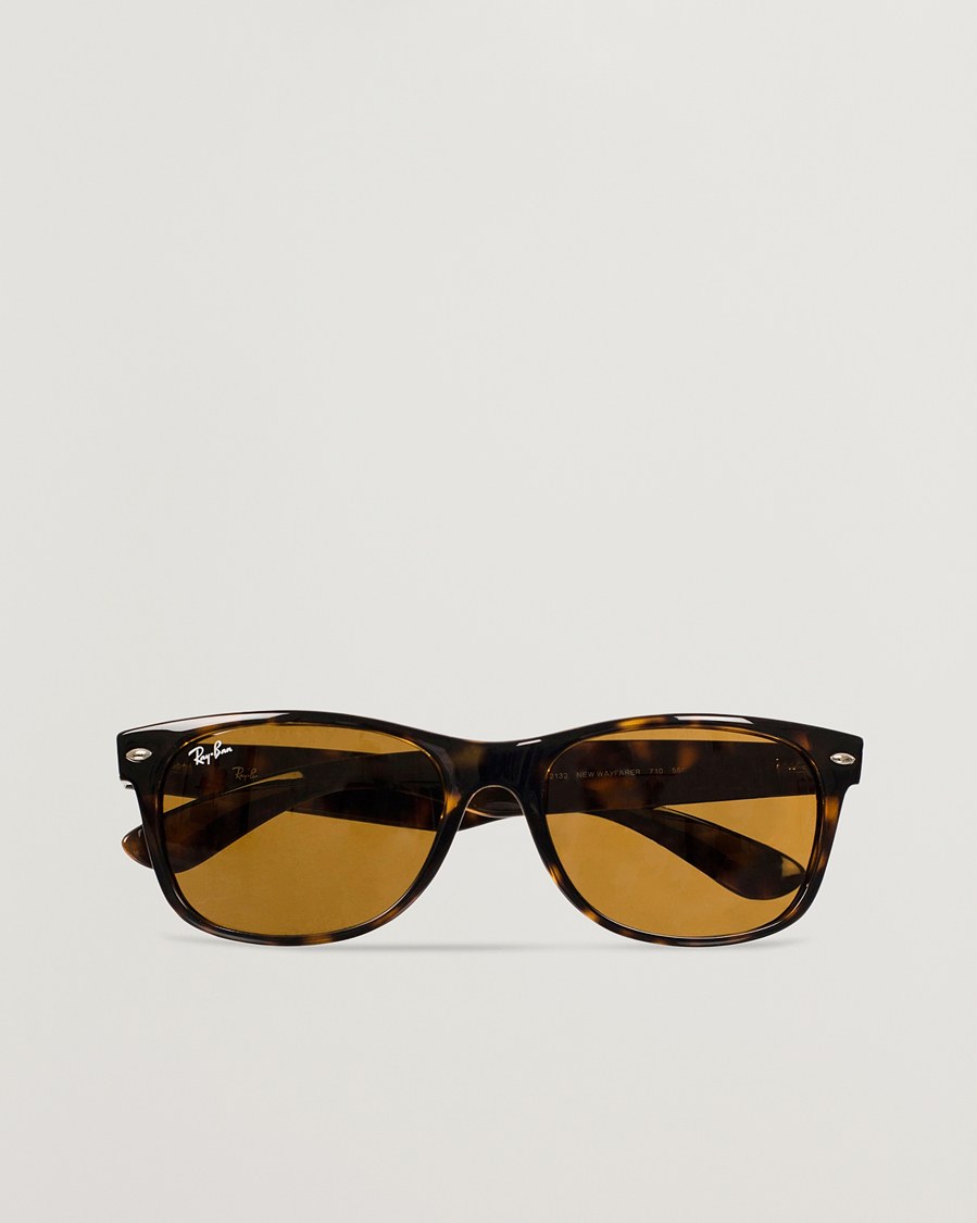 Hombres | Gafas de sol | Ray-Ban | New Wayfarer Sunglasses Light Havana/Crystal Brown