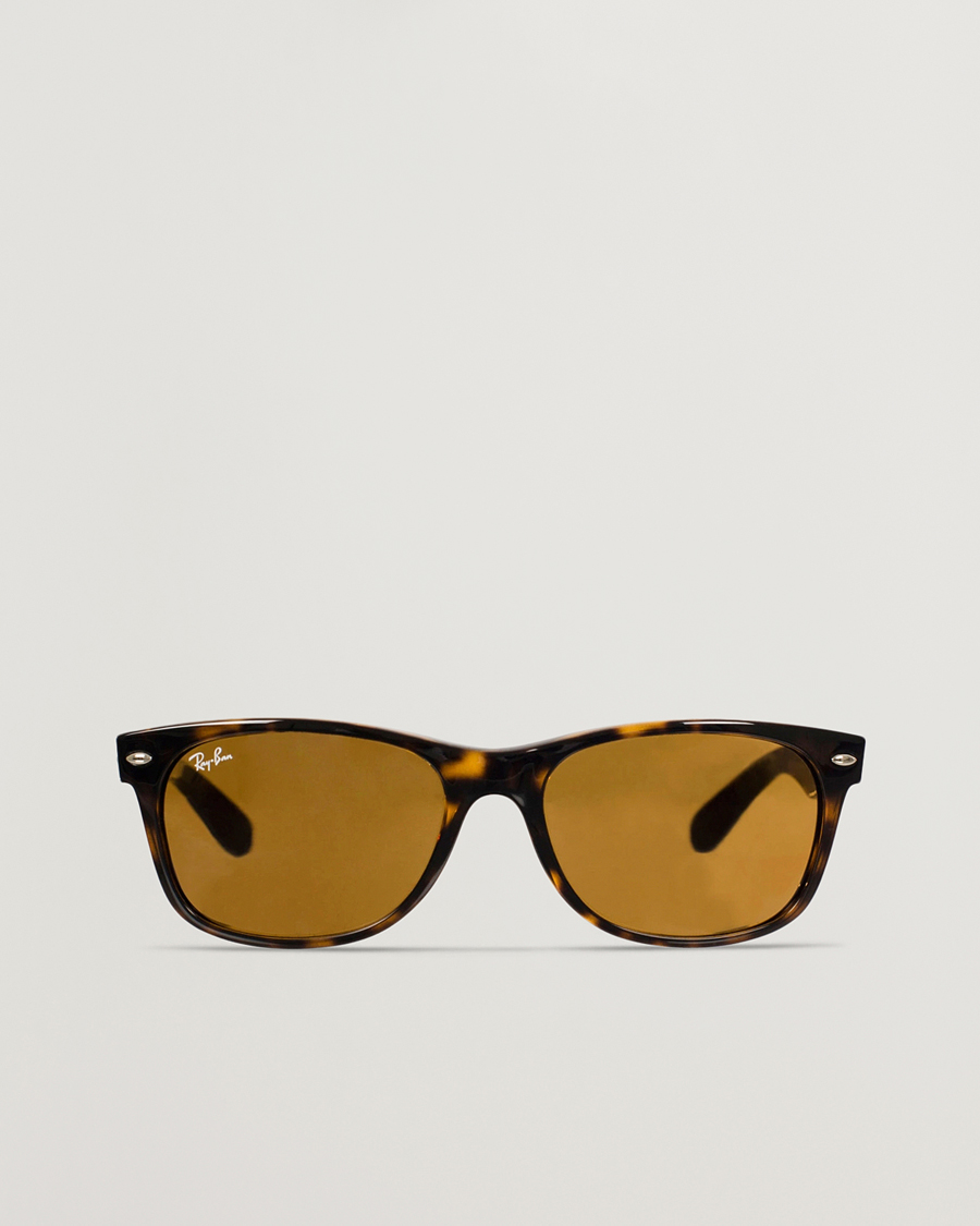 Hombres | Gafas de sol | Ray-Ban | New Wayfarer Sunglasses Light Havana/Crystal Brown