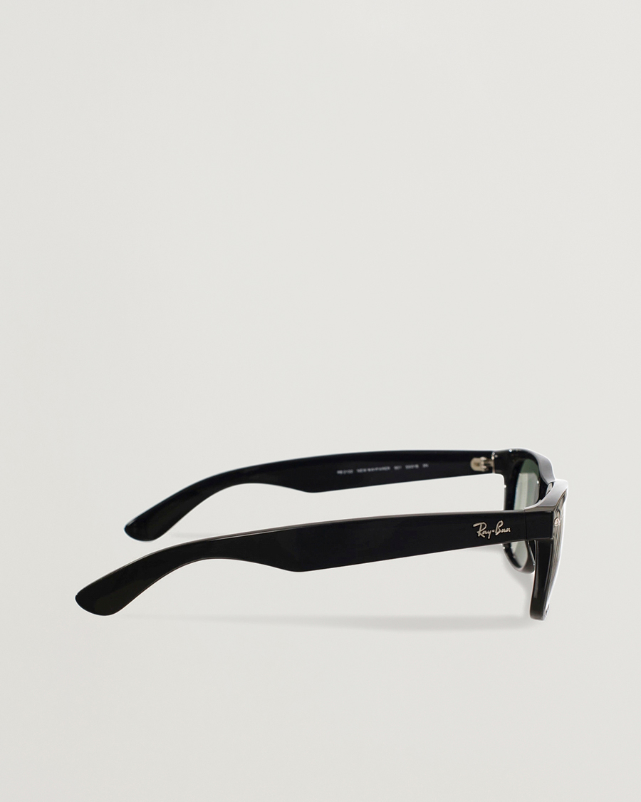 Hombres | Gafas de sol | Ray-Ban | New Wayfarer Sunglasses Black/Crystal Green
