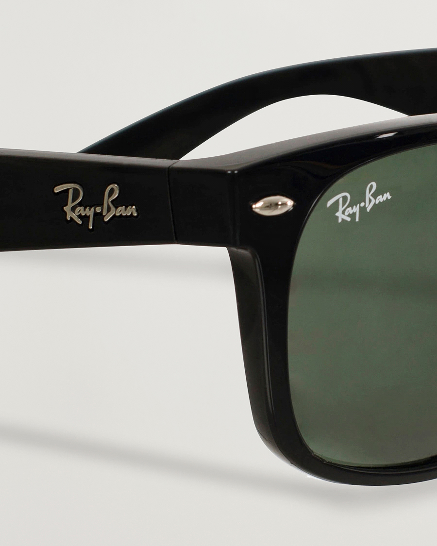 Hombres | Gafas de sol | Ray-Ban | New Wayfarer Sunglasses Black/Crystal Green