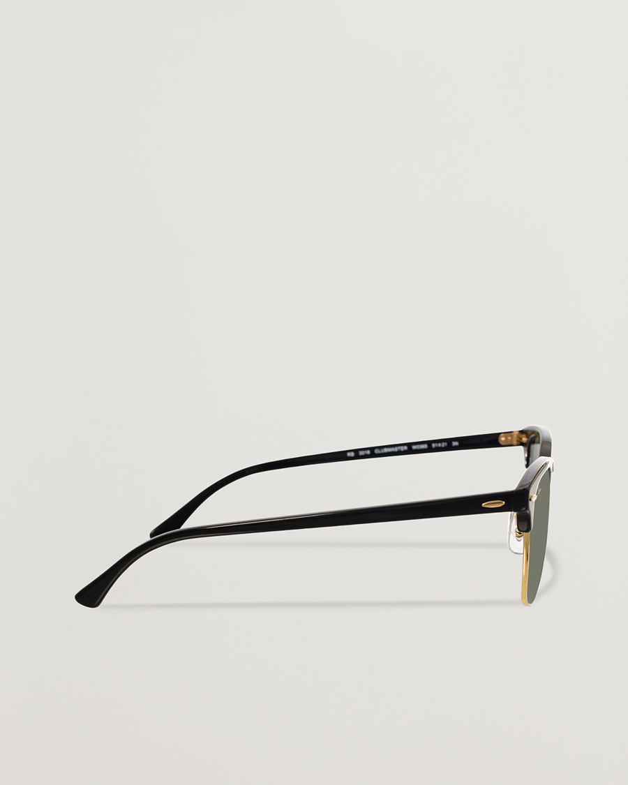 Hombres | Gafas de sol | Ray-Ban | Clubmaster Sunglasses Ebony/Crystal Green
