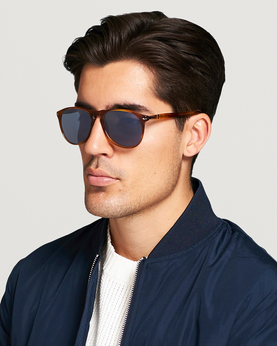Hombres | Gafas de sol D-frame | Persol | 0PO9649S Sunglasses Terra Di Siena/Blue