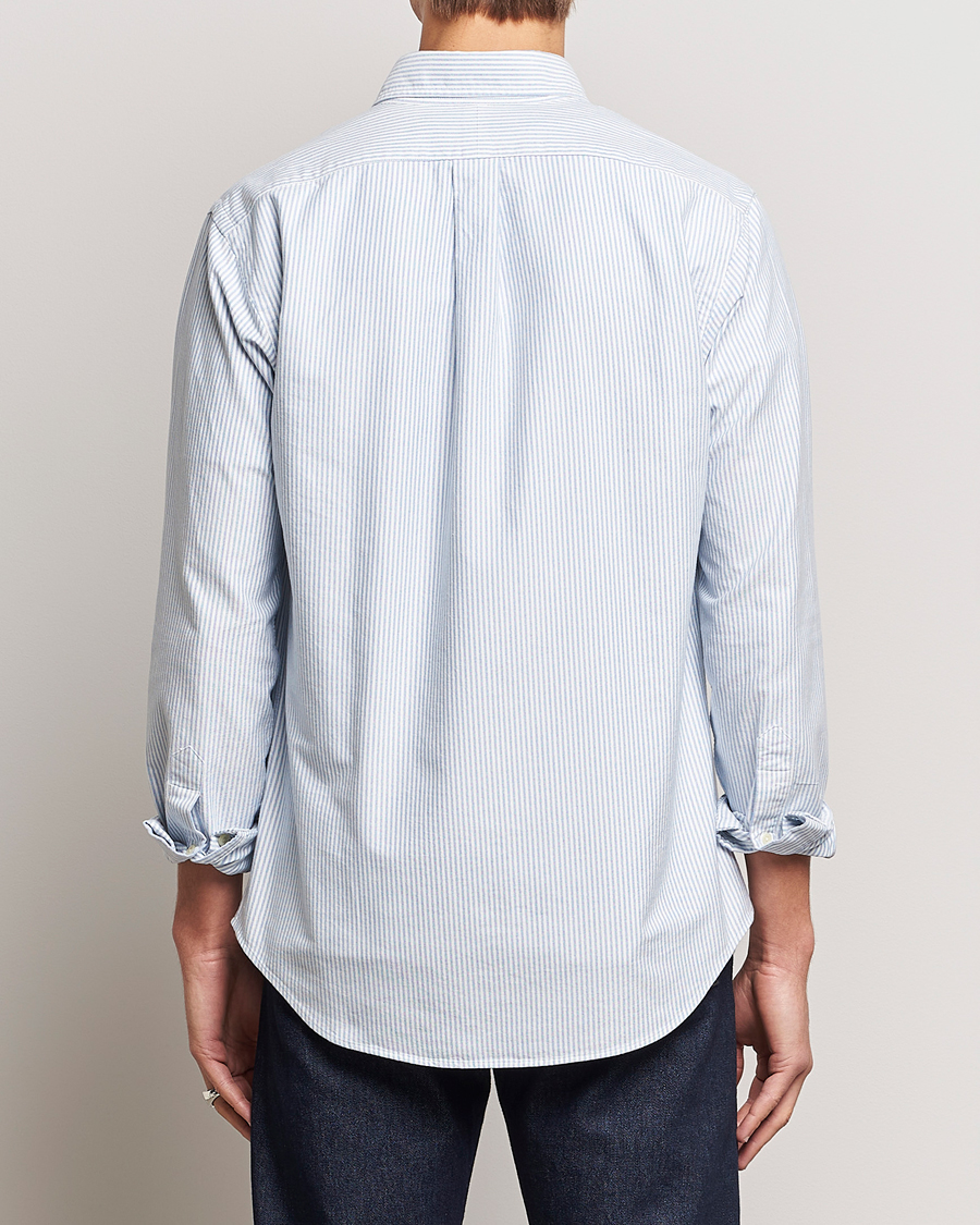 Hombres | Camisas | Polo Ralph Lauren | Custom Fit Oxford Shirt Stripes Blue