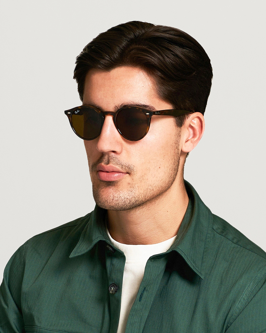 Hombres | Gafas de sol | Ray-Ban | RB2180 Acetat Sunglasses Dark Havana/Dark Brown