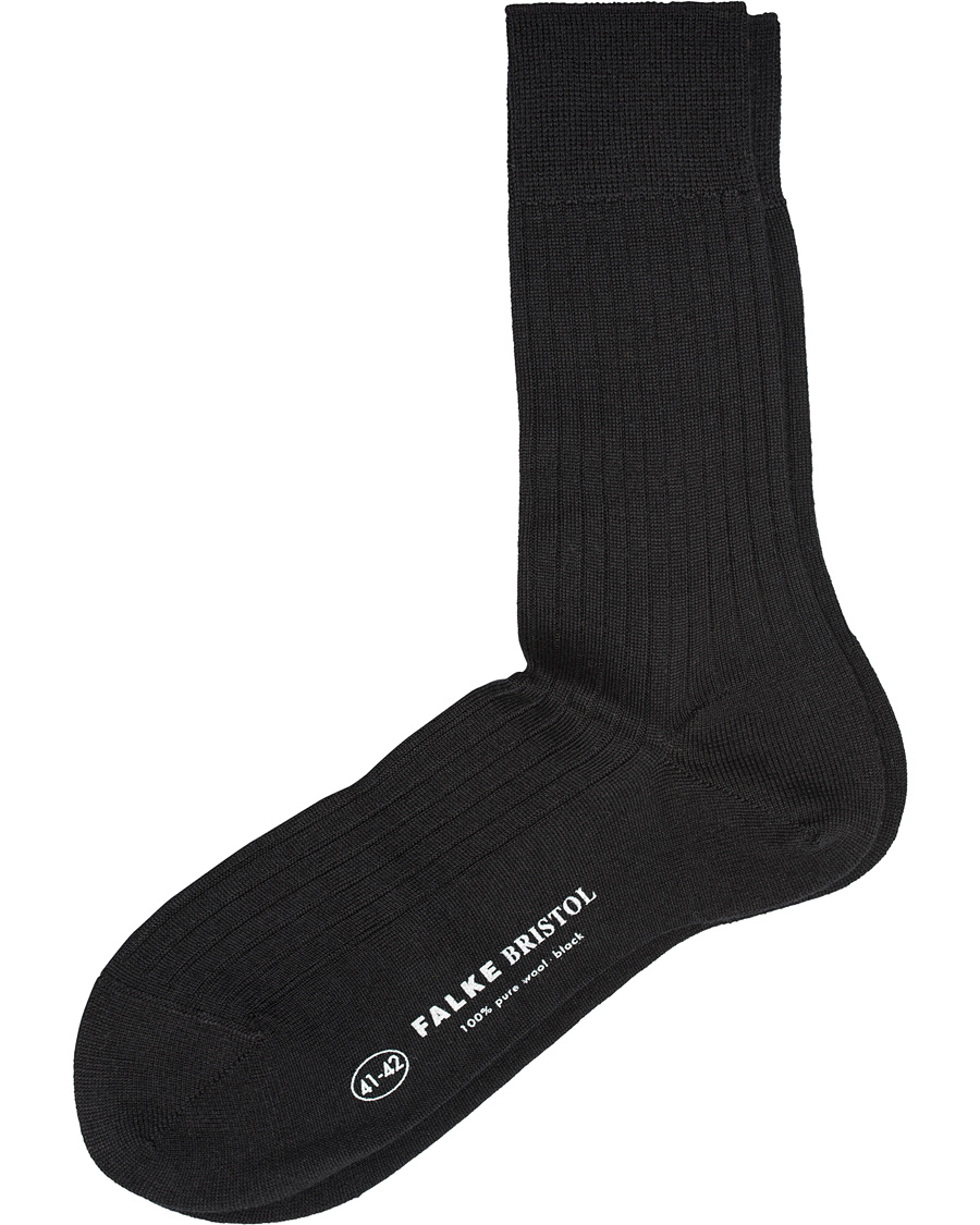 Hombres | Ropa interior y calcetines | Falke | Bristol Pure Wool Sock Black