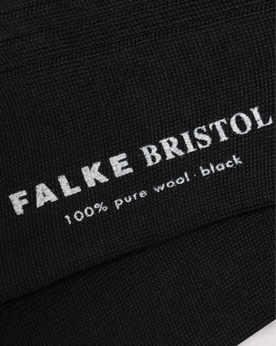 Hombres | Ropa interior y calcetines | Falke | Bristol Pure Wool Sock Black