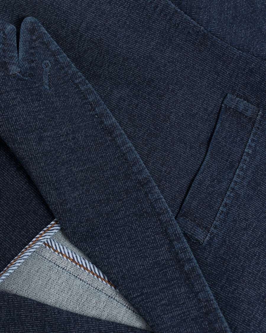 Hombres | Blazers | Circolo 1901 | Circolo Double Breasted Jersey Blazer Indigo Blue