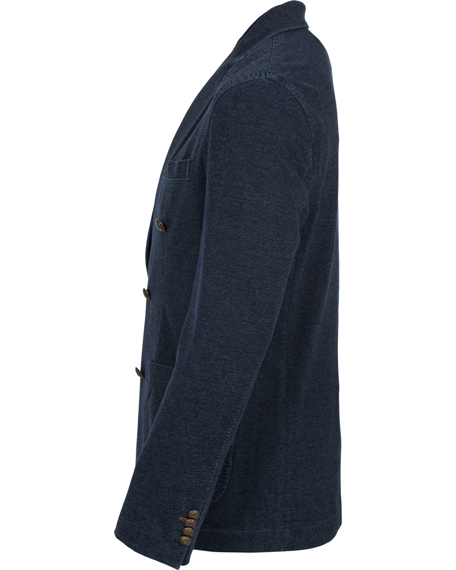 Hombres | Blazers | Circolo 1901 | Circolo Double Breasted Jersey Blazer Indigo Blue