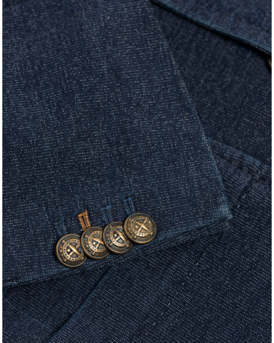 Hombres | Blazers | Circolo 1901 | Circolo Double Breasted Jersey Blazer Indigo Blue