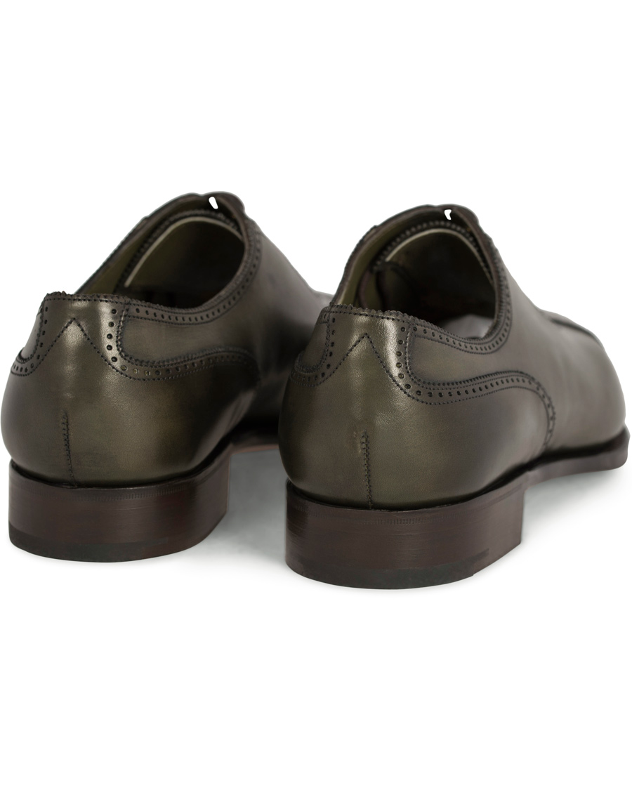 Hombres | Edward Green Lichfield II Brogue Olive Antique Calf | Edward Green | Lichfield II Brogue Olive Antique Calf