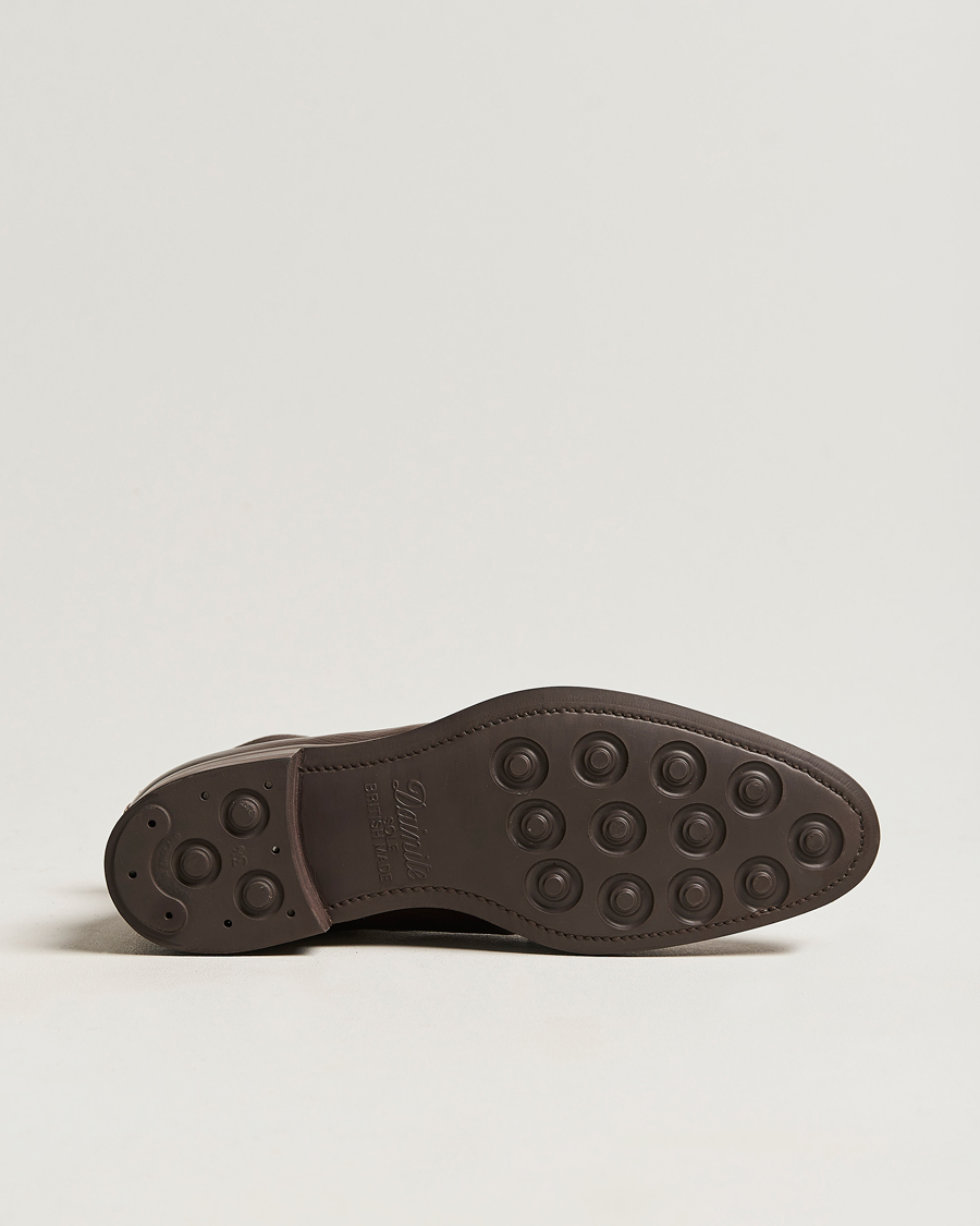 Hombres | Botas | Edward Green | Galway Grained Boot Dark Brown Utah Calf