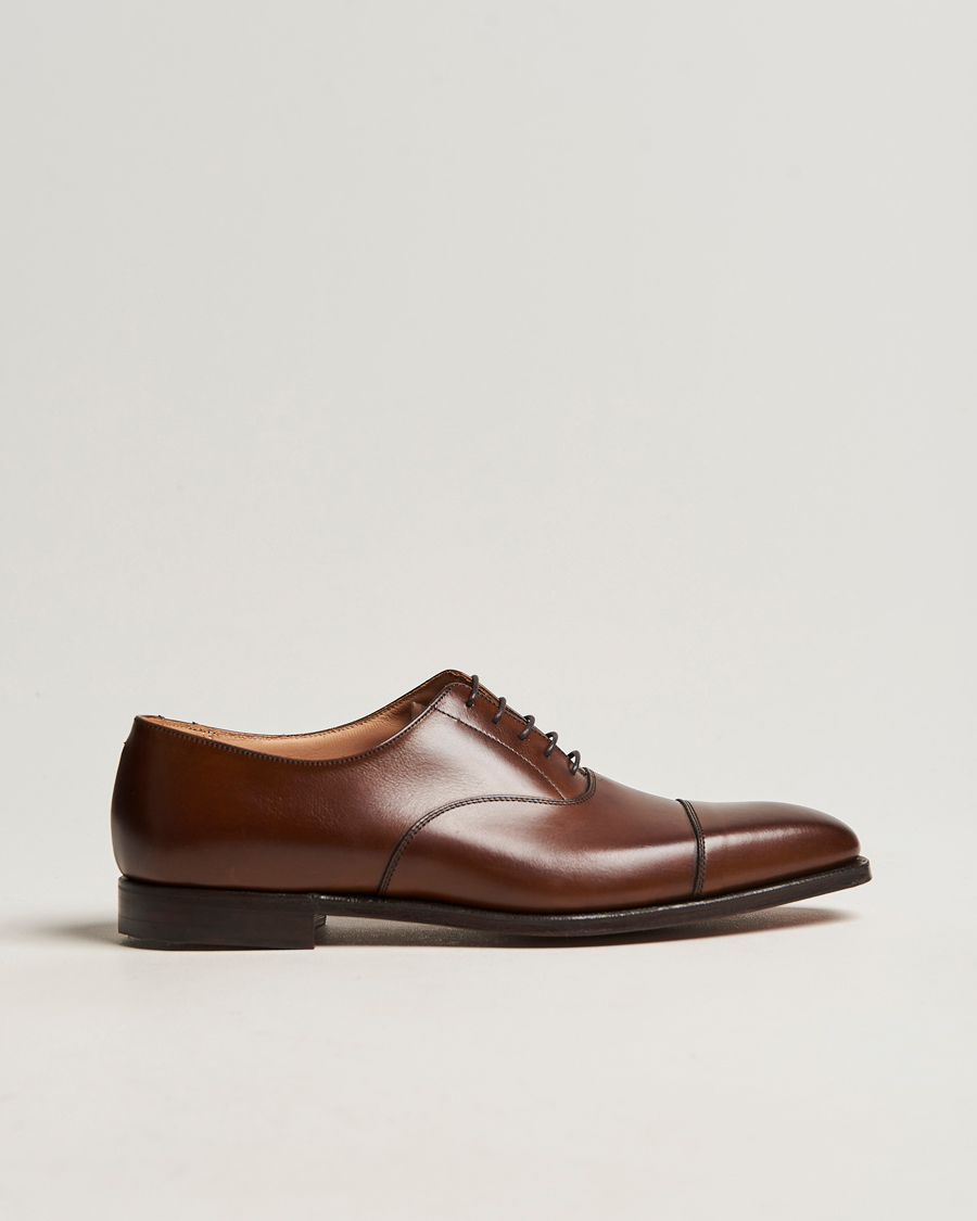 Hombres | Zapatos Oxford | Crockett & Jones | Hallam Oxford Dark Brown Calf