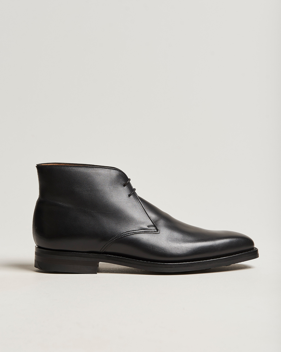 Hombres | Botas | Crockett & Jones | Tetbury Chukka Black Calf