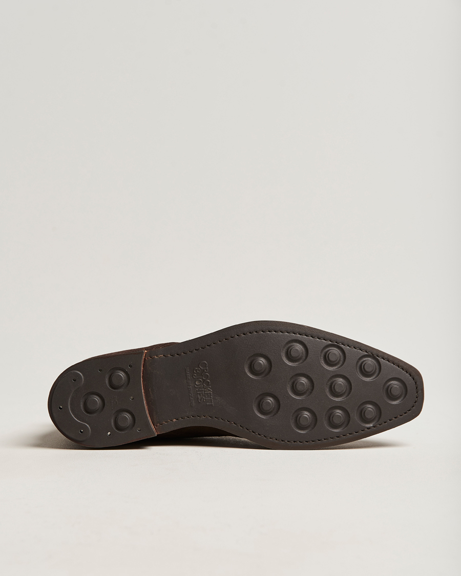 Hombres | Botas | Crockett & Jones | Tetbury Chukka Dark Brown Suede