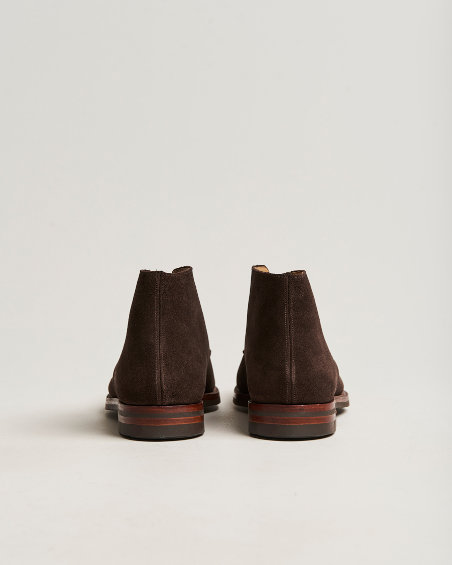 Hombres | Botas | Crockett & Jones | Tetbury Chukka Dark Brown Suede