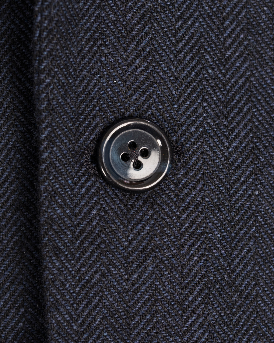 Hombres | Blazers | J.Lindeberg | Hopper Herringbone Blazer Blue Melange