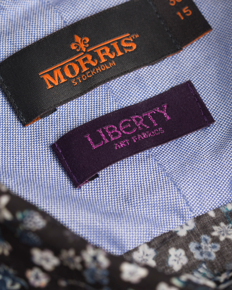 Hombres | Camisas | Morris | New Barrel Liberty Printed Shirt Navy