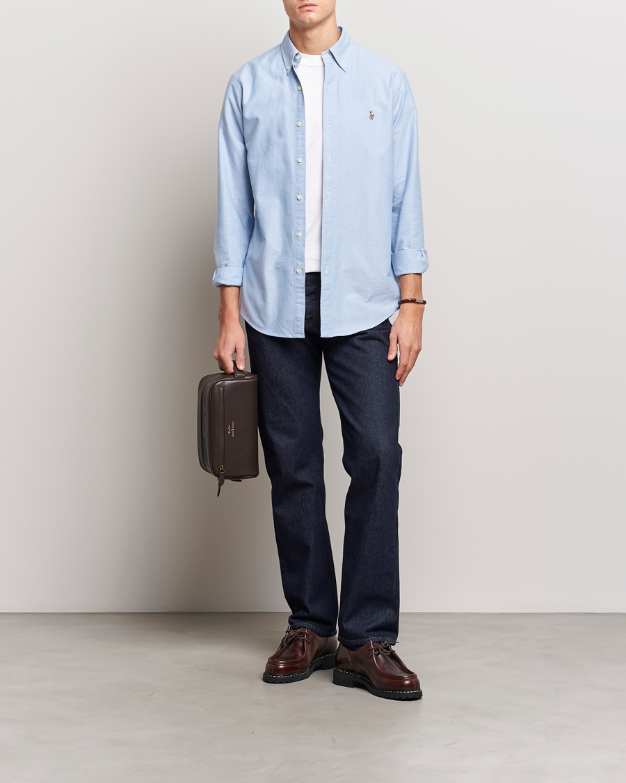 Hombres | Camisas | Polo Ralph Lauren | Custom Fit Oxford Shirt Blue
