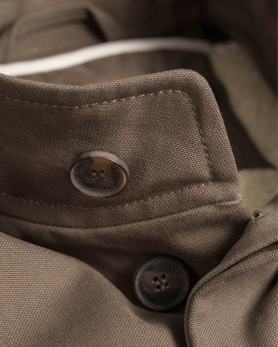 Hombres | Abrigos y chaquetas | Lyle & Scott | Shearling Lined Jacket Cedar Green