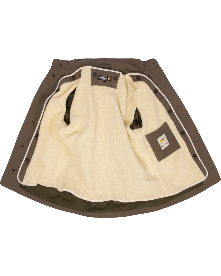 Hombres | Abrigos y chaquetas | Lyle & Scott | Shearling Lined Jacket Cedar Green