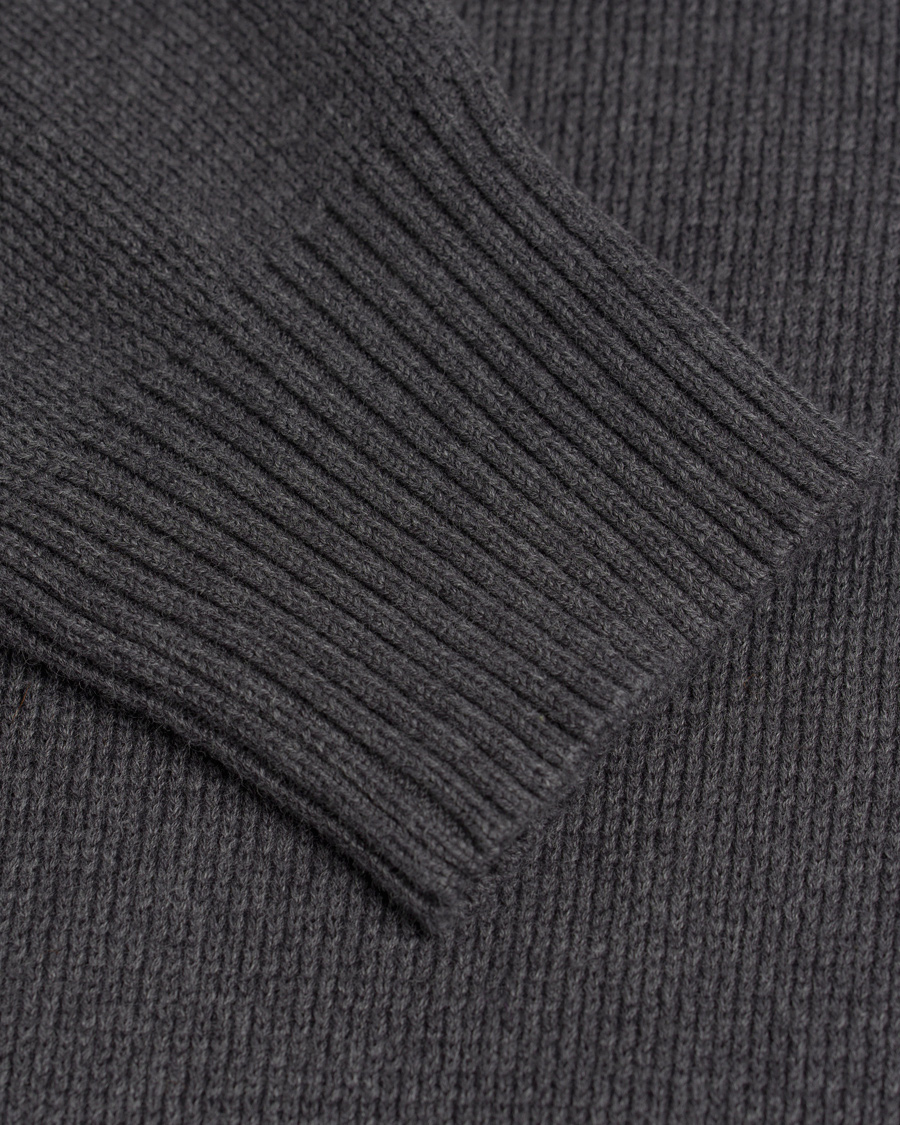 Hombres | Jerséis y prendas de punto | Henri-Lloyd | Henri Lloyd Arley Regular Half Zip Knit Sweater Graphite