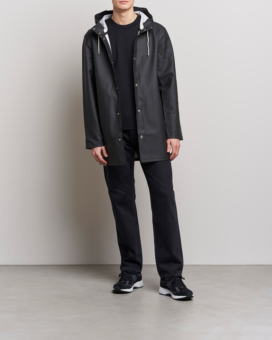 Hombres | Abrigos y chaquetas | Stutterheim | Stockholm Raincoat Black
