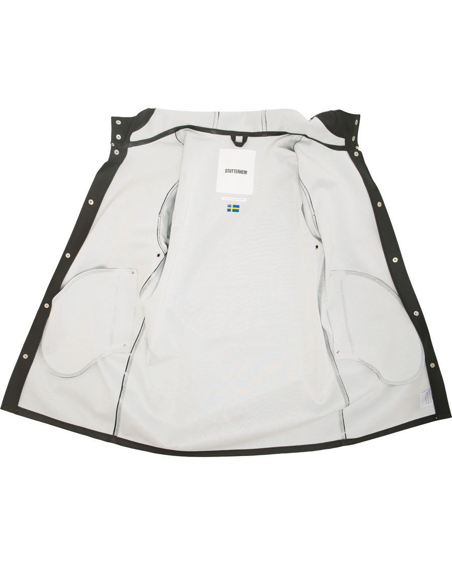 Hombres | Abrigos y chaquetas | Stutterheim | Stockholm Raincoat Black