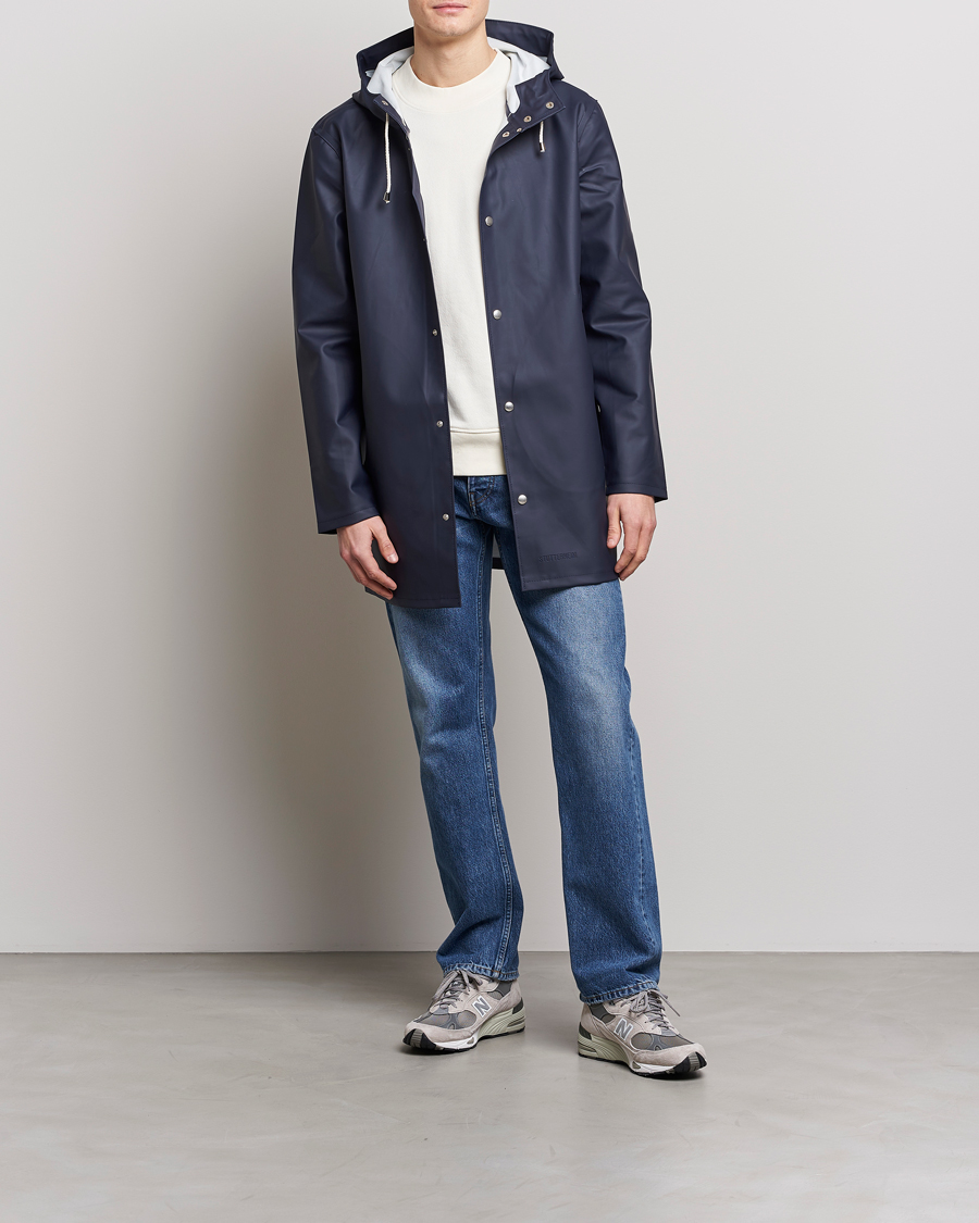 Hombres | Abrigos y chaquetas | Stutterheim | Stockholm Raincoat Navy