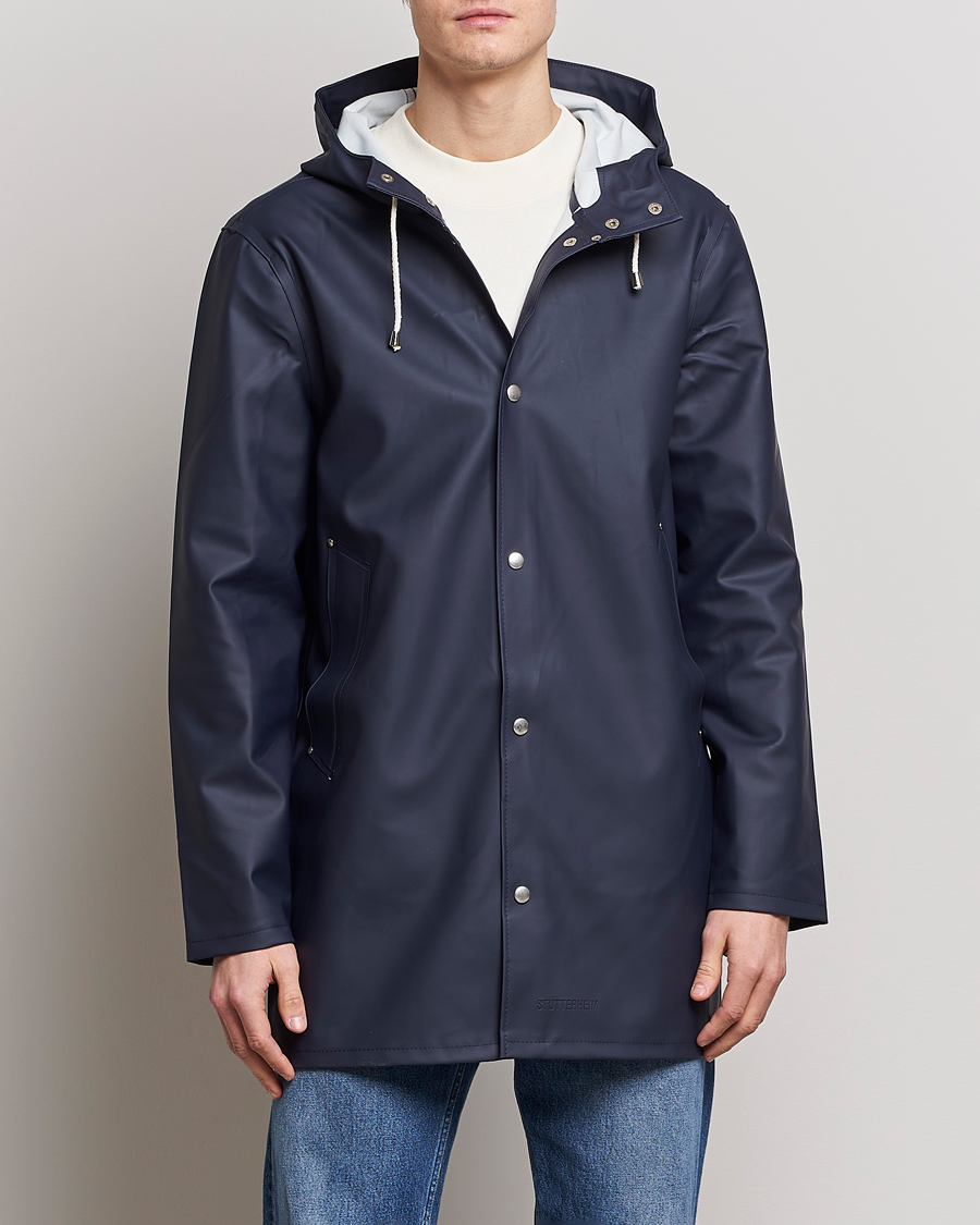 Hombres | Abrigos y chaquetas | Stutterheim | Stockholm Raincoat Navy