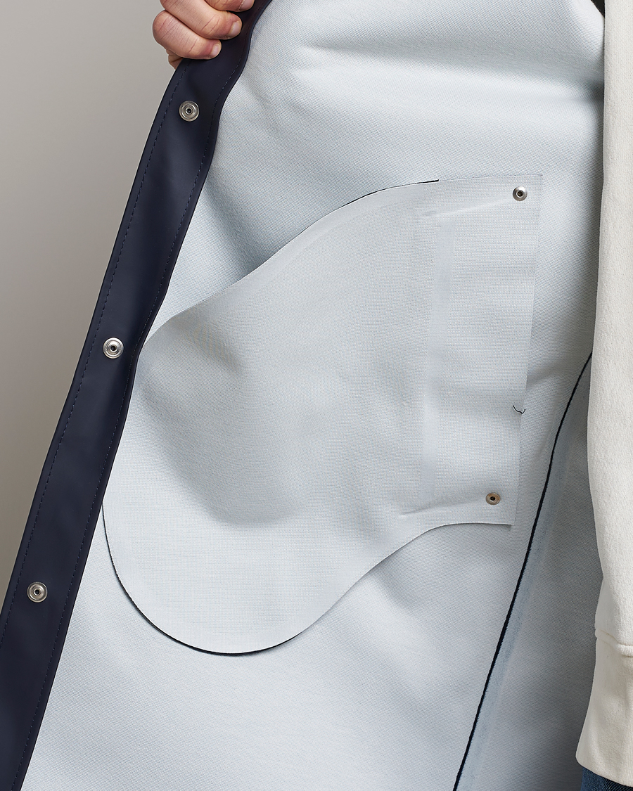 Hombres | Abrigos y chaquetas | Stutterheim | Stockholm Raincoat Navy