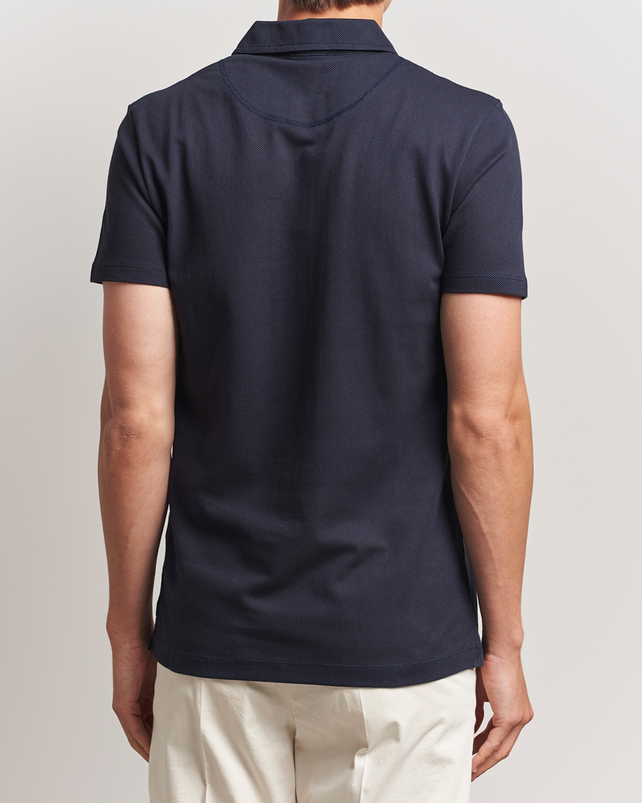 Hombres | Polos | Sunspel | Riviera Polo Shirt Navy