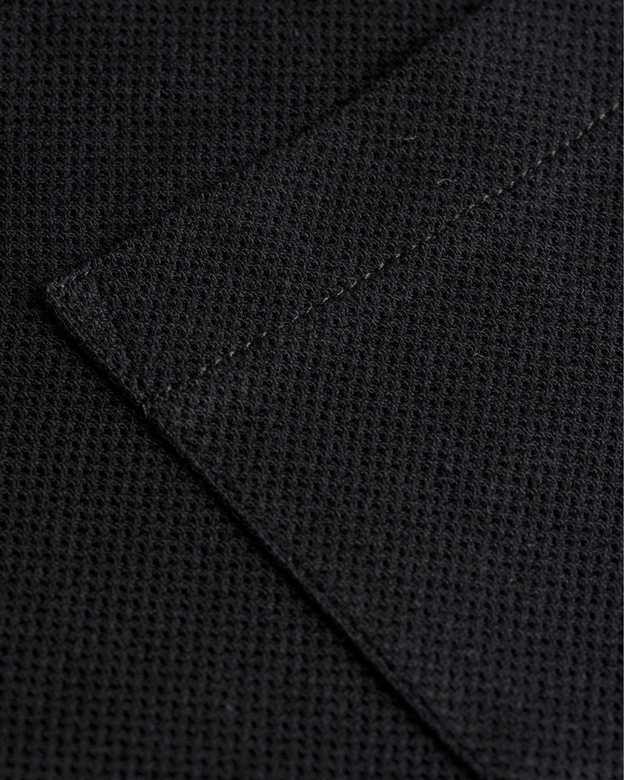 Hombres | Polos | Sunspel | Riviera Polo Shirt Black