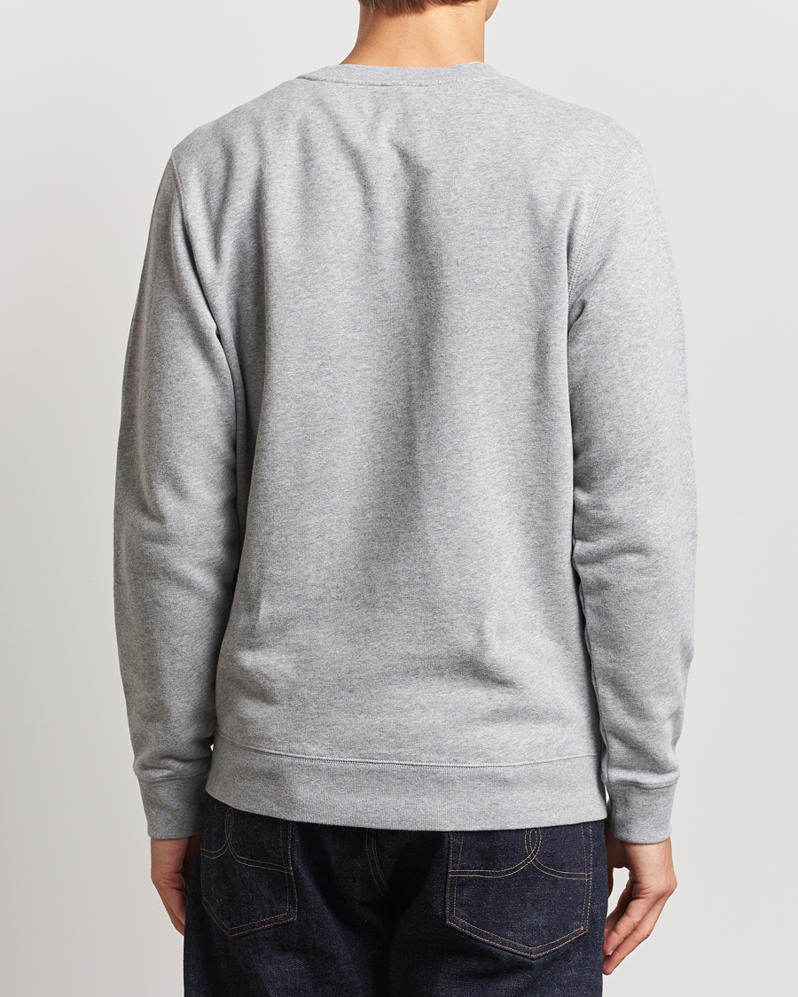 Hombres | Jerséis y prendas de punto | Sunspel | Loopback Sweatshirt Grey Melange