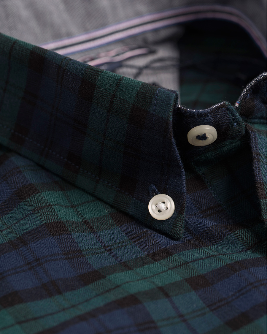 Hombres | Camisas | Tommy Hilfiger | Blackwatch Slim Fit Shirt Evening Blue