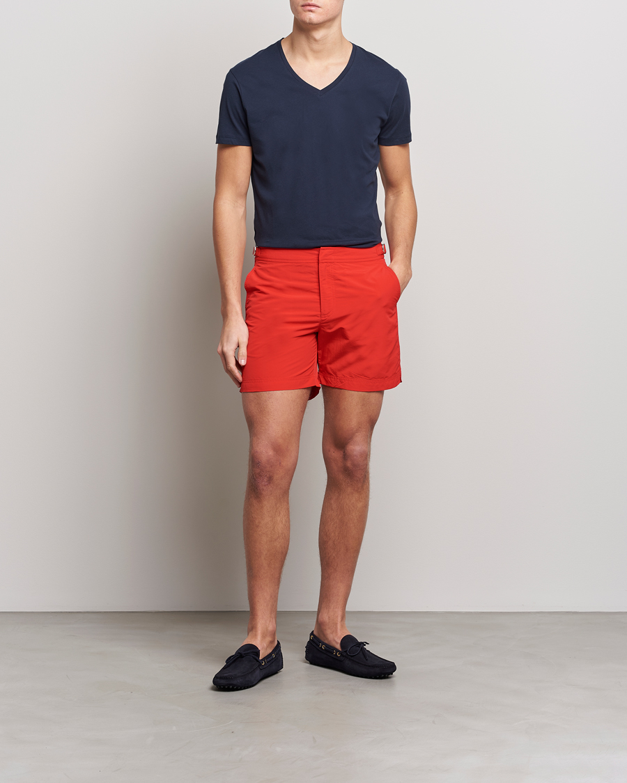 Hombres | Camisetas | Orlebar Brown | OB V-Neck Tee Navy