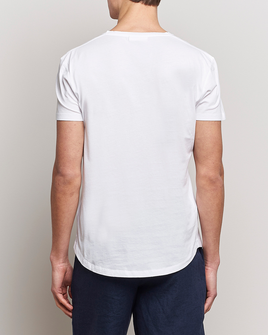 Hombres | Camisetas | Orlebar Brown | OB V-Neck Tee White