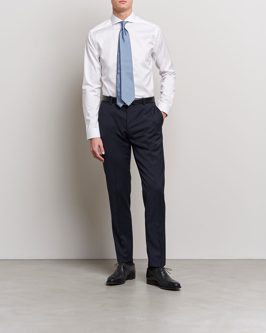 Hombres | Camisas | Eton | Super Slim Fit Shirt Cutaway White