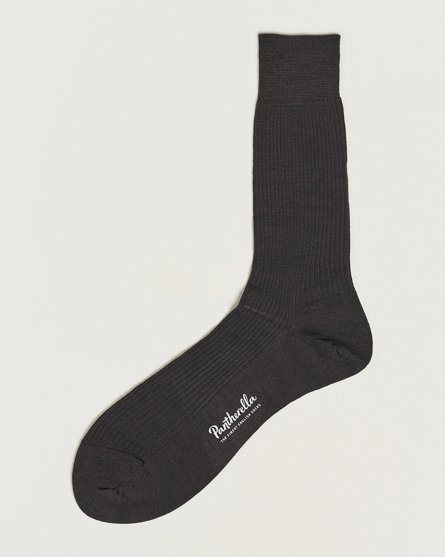Hombres | Ropa interior y calcetines | Pantherella | Naish Merino/Nylon Sock Chocolate