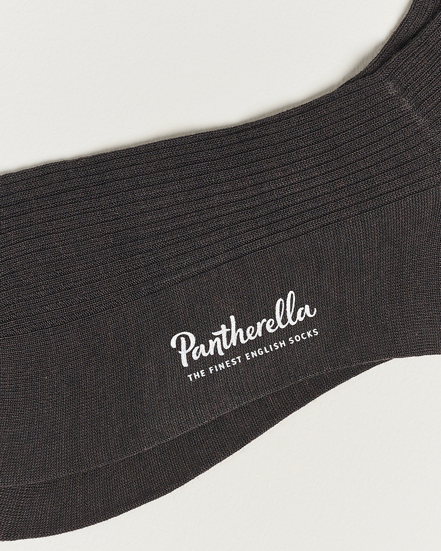 Hombres | Pantherella | Pantherella | Naish Merino/Nylon Sock Chocolate